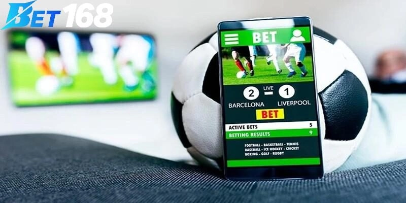 Giao diện app cá độ bóng đá trực quan